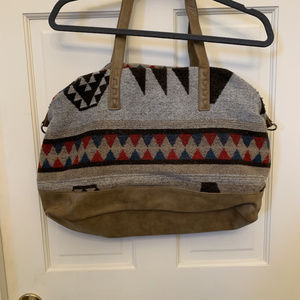 Western inspired overnight bag